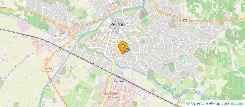 localisation de l'entreprise PERTUIS FOURNITURES AUTO à PERTUIS