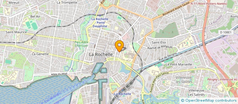 localisation de l'entreprise PERTUIS IMMOBILIER  LA ROCHELLE