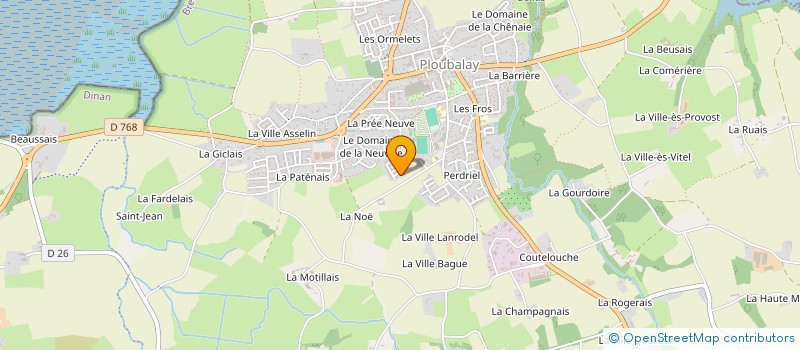 localisation de l'entreprise PERTUISEL MACONNERIE  BEAUSSAIS-SUR-MER