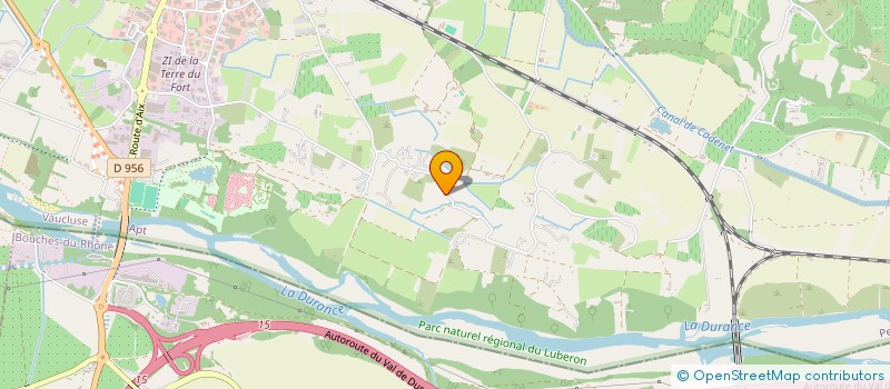 localisation de l'entreprise PERTUISIE TRANSPORT TRAVAUX PUBLICS  PERTUIS