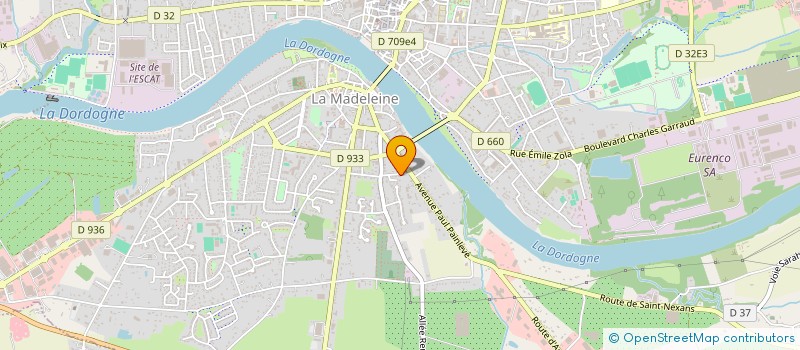 localisation de l'entreprise PERUCH M2C  BERGERAC