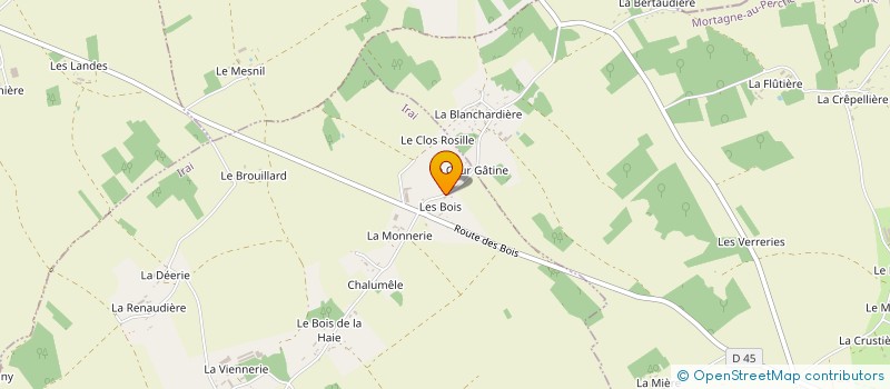 localisation de l'entreprise PERUD'HOME à IRAI