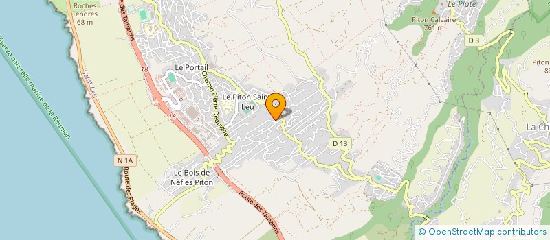 localisation de l'entreprise PERUERE  SAINT-LEU