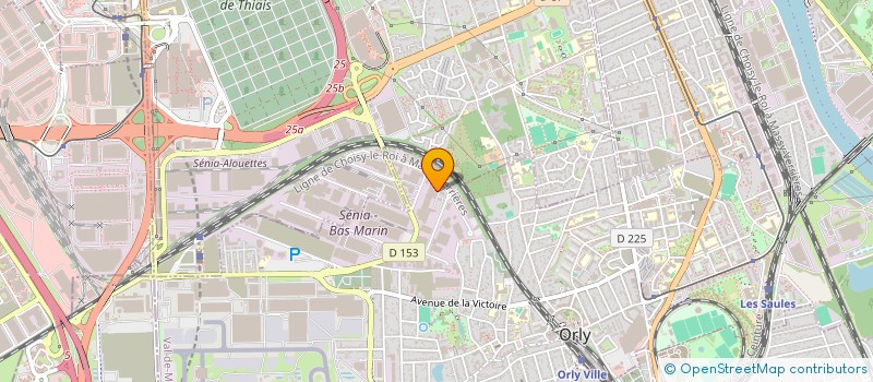 localisation de l'entreprise PERVAU  ORLY