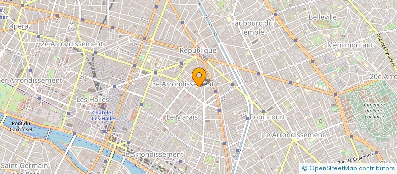 localisation de l'entreprise PERVENCHE  PARIS