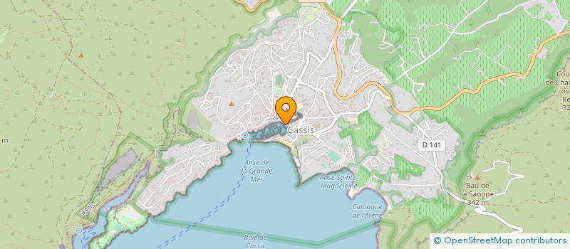 localisation de l'entreprise PERZOLIO MORAND à CASSIS