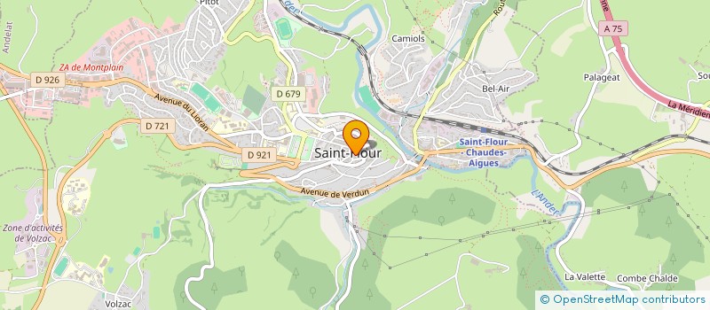 localisation de l'entreprise PES FINANCES à SAINT-FLOUR