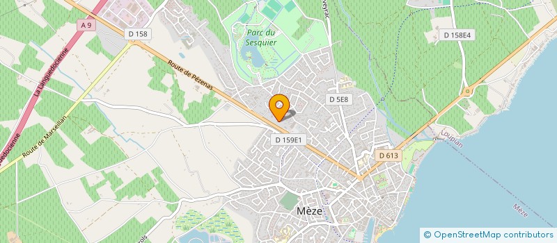 localisation de l'entreprise PES'THAU à MEZE