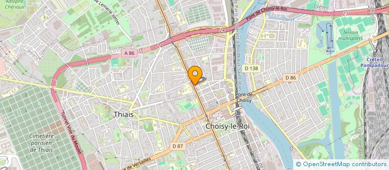 localisation de l'entreprise PESA NGAI LOBOKO à CHOISY-LE-ROI