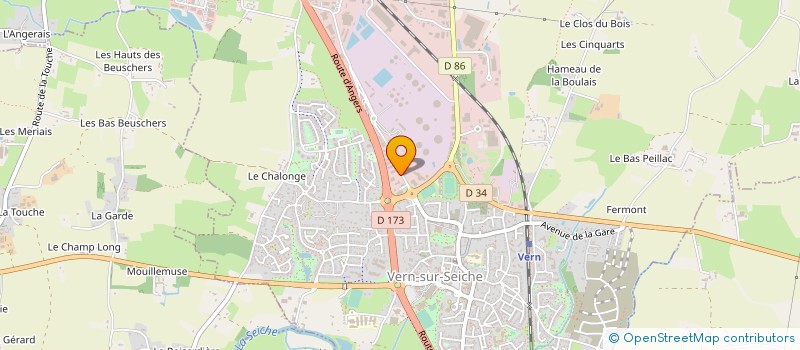 localisation de l'entreprise PESAGE INDUSTRIEL DE L OUEST à VERN-SUR-SEICHE