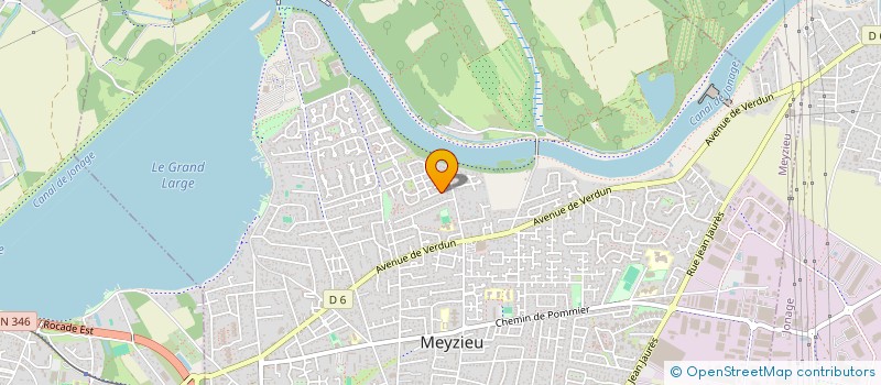 localisation de l'entreprise PESBROU  MEYZIEU