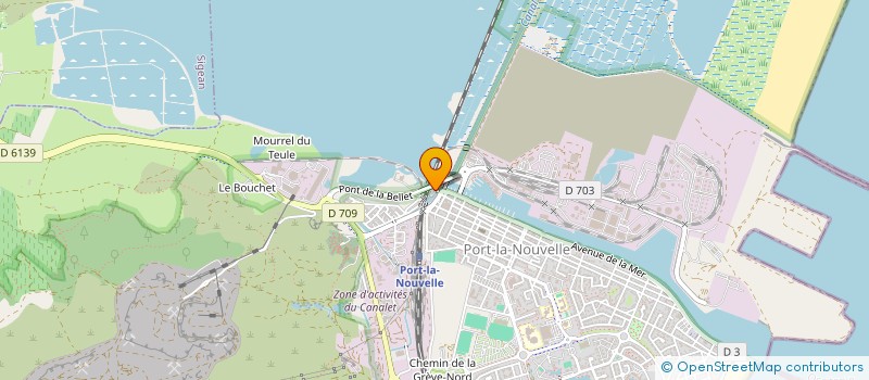 localisation de l'entreprise PESCA INVESTISSEMENTS  PORT-LA-NOUVELLE