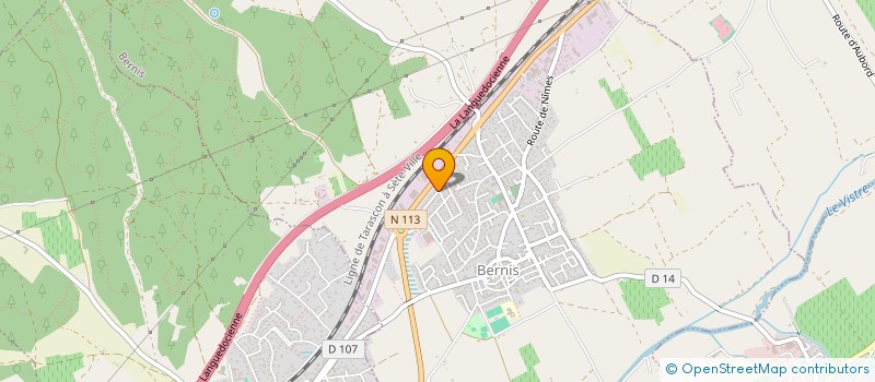 localisation de l'entreprise PESCADOU  BERNIS