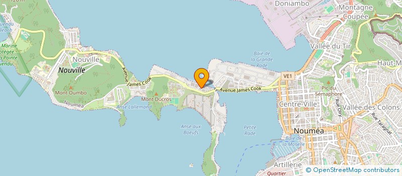 localisation de l'entreprise PESCANA  NOUMEA