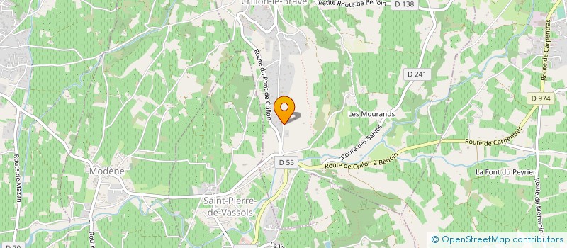 localisation de l'entreprise PESCE ET FILS LA PIERRE DE CRILLON à CRILLON-LE-BRAVE
