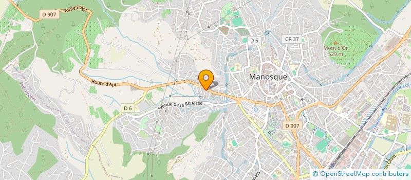 localisation de l'entreprise PESCE ET FILS SOLUTION ITE  MANOSQUE