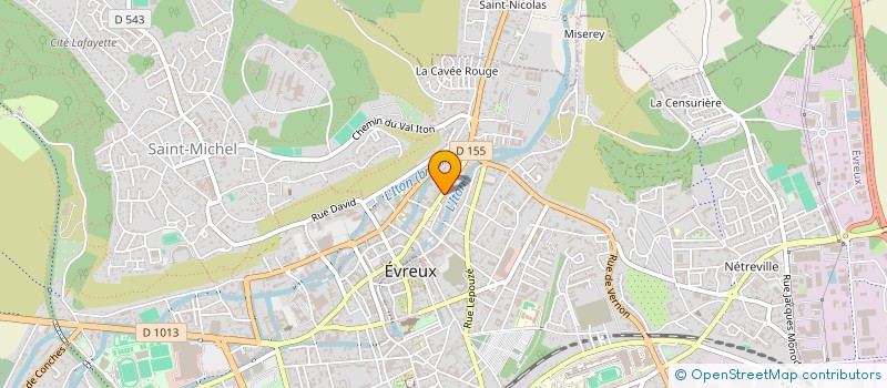 localisation de l'entreprise PESCHET HOLDING  EVREUX