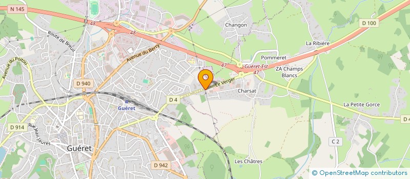 localisation de l'entreprise PESCHOT à SAINTE-FEYRE