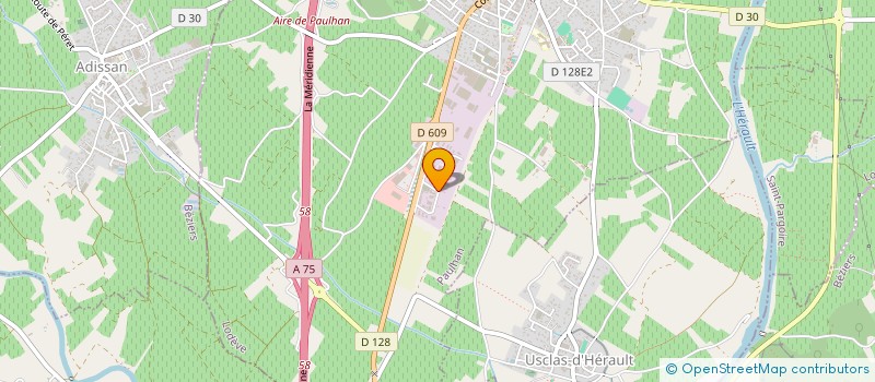 localisation de l'entreprise PESCOFI  PAULHAN