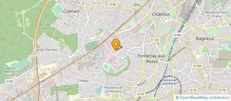 localisation de l'entreprise PESE SERVICES à FONTENAY-AUX-ROSES