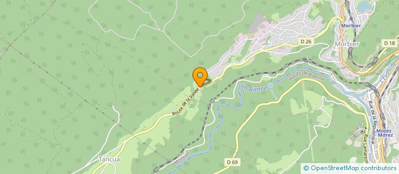 localisation de l'entreprise PESENTI CONCEPT à MORBIER