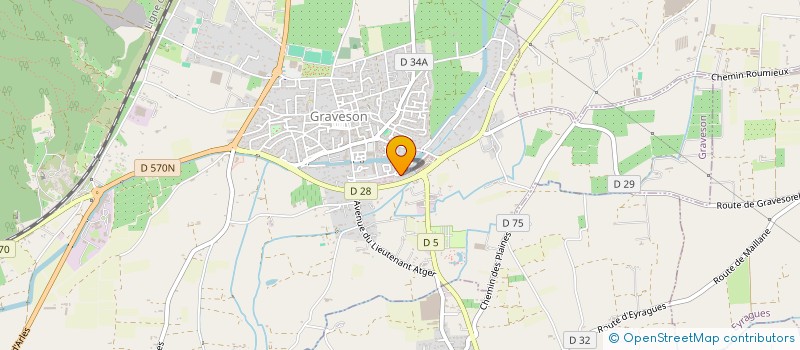 localisation de l'entreprise PESENTI PAYSAGE  GRAVESON