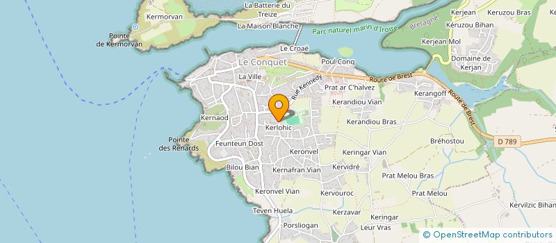 localisation de l'entreprise PESKED MOGED  LE CONQUET