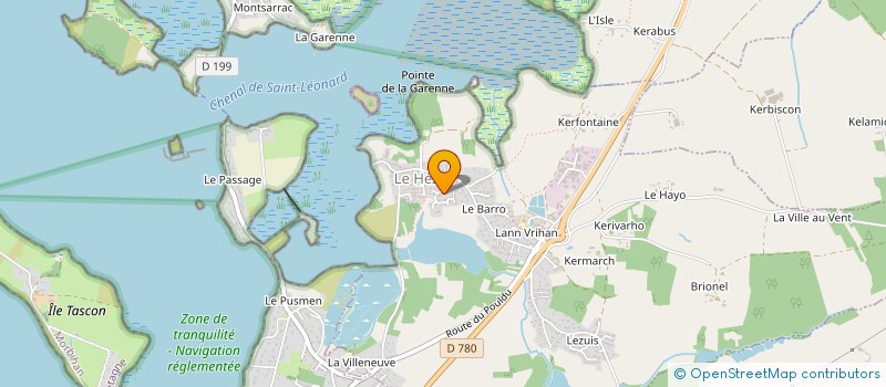 localisation de l'entreprise PESKET VRAZ  LE HEZO