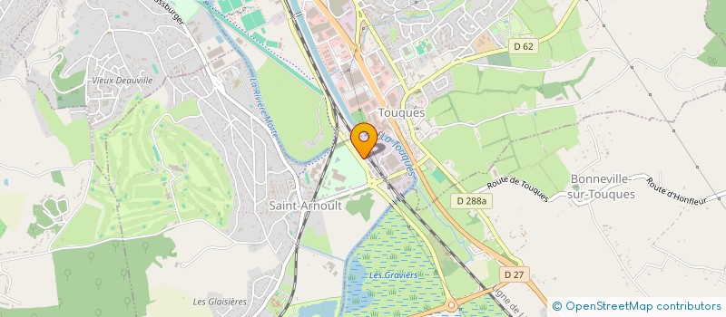 localisation de l'entreprise PESLIER  BONNEVILLE-SUR-TOUQUES