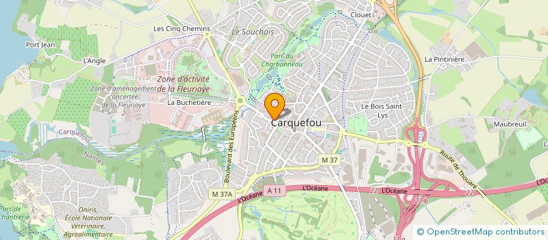 localisation de l'entreprise PESLIER IMMOBILIER à CARQUEFOU