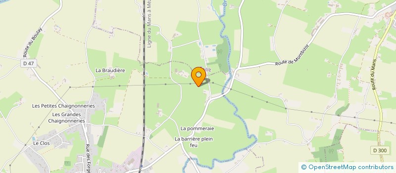 localisation de l'entreprise PESQUET à MONTBIZOT