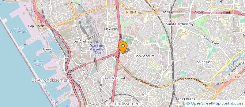 localisation de l'entreprise PESS (PILLOT ENERGY STORAGE SOLUTIONS) à MARSEILLE