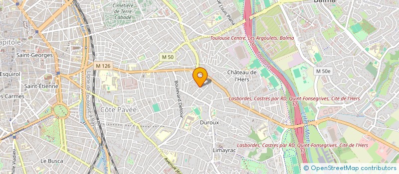 localisation de l'entreprise PESSAC CONSEIL  TOULOUSE