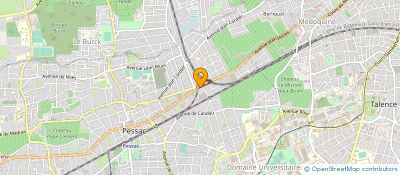 localisation de l'entreprise PESSAC DISTRIBUTION à PESSAC