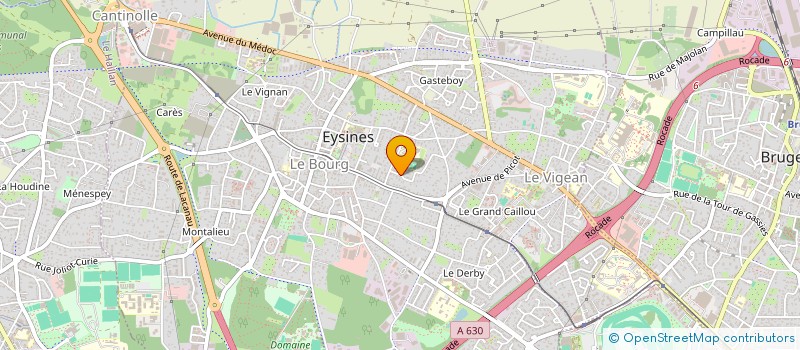 localisation de l'entreprise PESSAC SANICHAUF SOC EXPLOIT ENTR VALLET à EYSINES