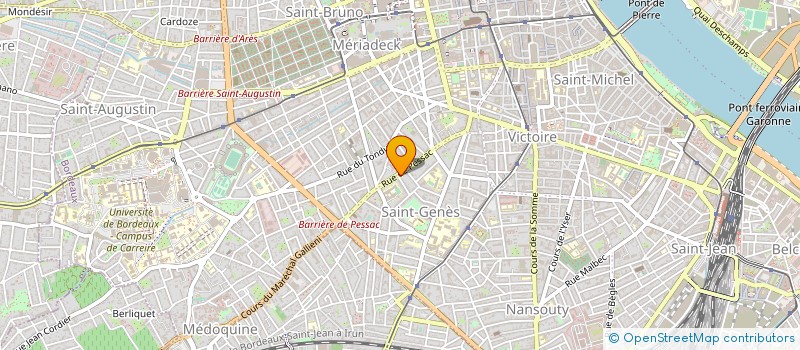 localisation de l'entreprise PESSACDIS à BORDEAUX