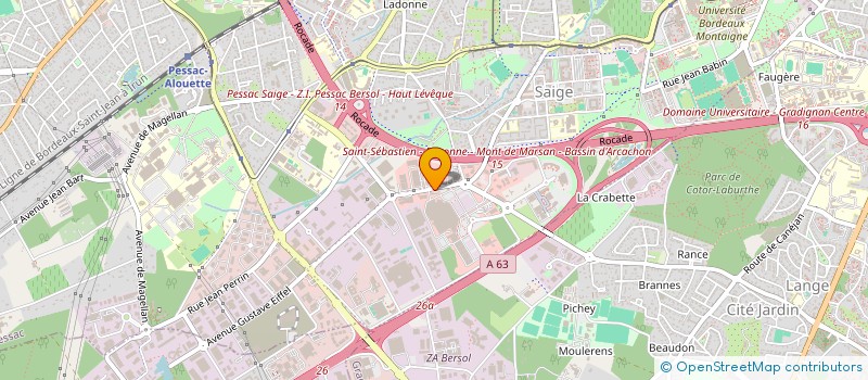 localisation de l'entreprise PESSAPAIN à PESSAC