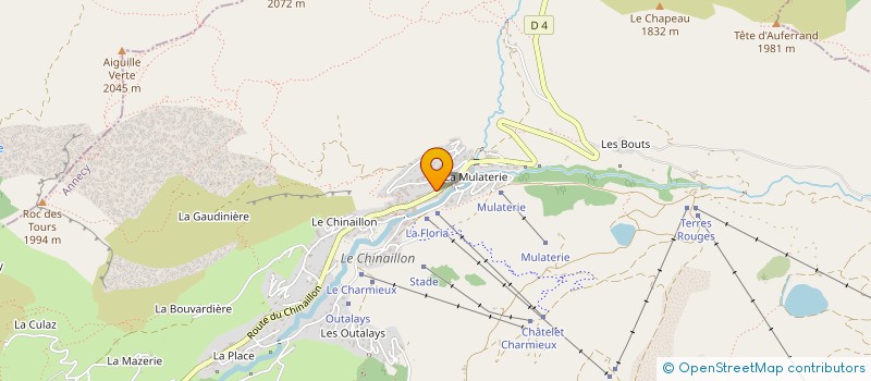 localisation de l'entreprise PESSAY - LE GOFF  LE GRAND-BORNAND