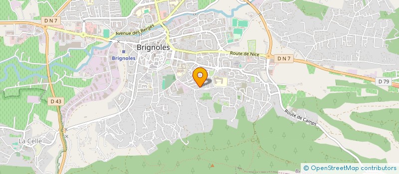 localisation de l'entreprise PESSEGUIERE à BRIGNOLES