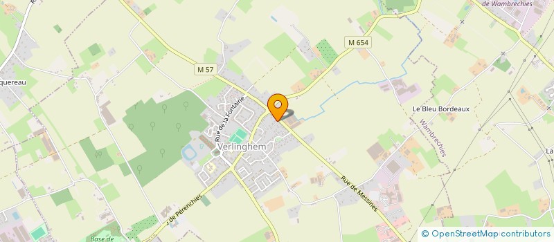 localisation de l'entreprise PESSO  VERLINGHEM