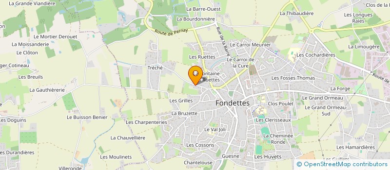 localisation de l'entreprise PESTANA CONSEILS  FONDETTES