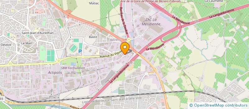 localisation de l'entreprise PESTBUSTER à VILLENEUVE-LES-BEZIERS