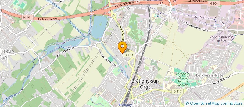 localisation de l'entreprise PESTEI à BRETIGNY-SUR-ORGE