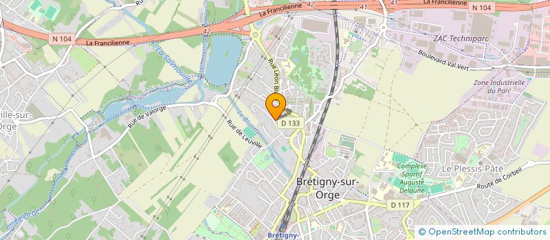 localisation de l'entreprise PESTEI MANAGEMENT à BRETIGNY-SUR-ORGE