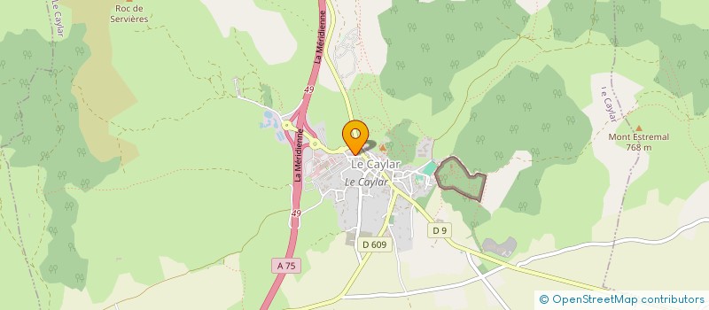 localisation de l'entreprise PESTO 34  LE CAYLAR