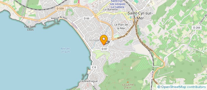 localisation de l'entreprise PESTO-PALO à SAINT-CYR-SUR-MER