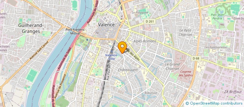 localisation de l'entreprise PESTRECURCIO à VALENCE