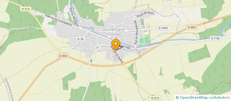 localisation de l'entreprise PET FOOD  DONNEMARIE-DONTILLY