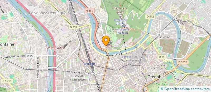 localisation de l'entreprise PET-GRX à GRENOBLE