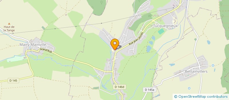 localisation de l'entreprise PET LUX TRANSPORT  TUCQUEGNIEUX